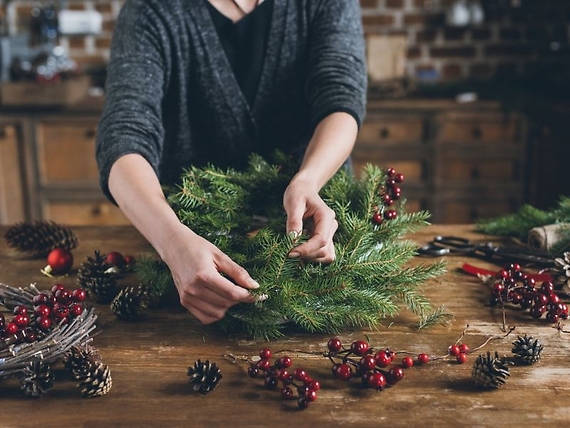 Holiday Wreath Making Class - December 6th